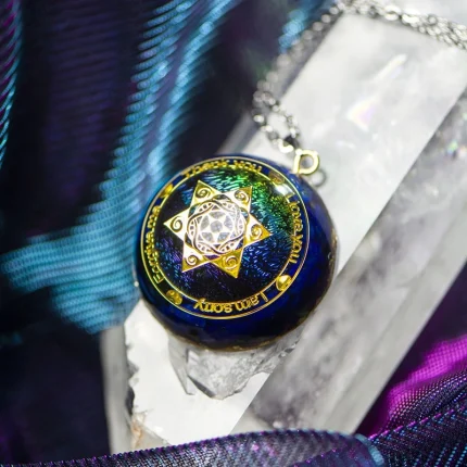 Lapis Lazuli Crystal orgonite jewelry designed to enhance intuition, mental clarity, and decision-making power.
