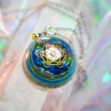 Golden Metatron Orgone Energy Pendant