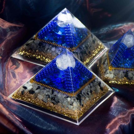 galaxy blue orgone energy pyramid