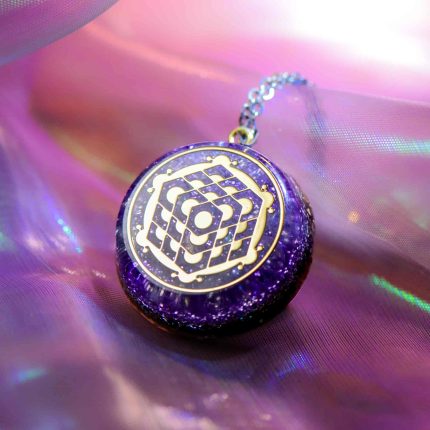 Amethyst Orgonite,Handmade orgone energy