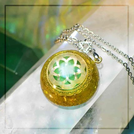 Golden orgonite