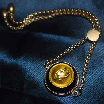 Egyptian Eye Golden Bangle Bracelet