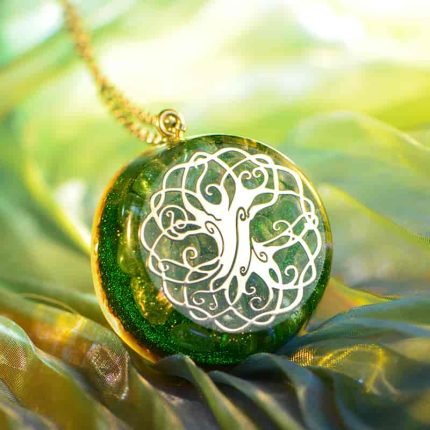 tree orgone,tree crystal necklace,tree of life jewelry