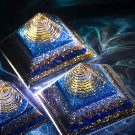 Ocean blue crystal tower, healing energy tools,crystal healing tower
