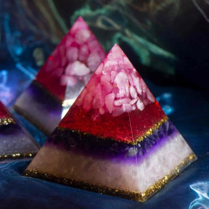 love energy,pink crystal tower,orgonite