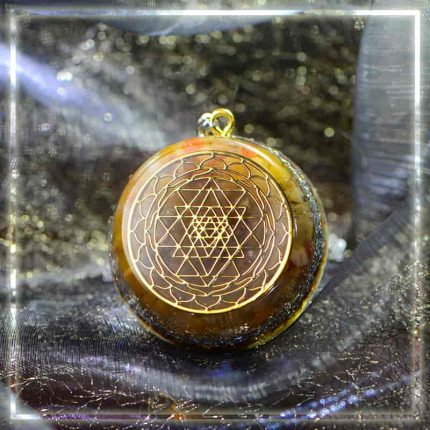 Sri yantra necklace,mindfulness gift ,meditation pendant,orgonite