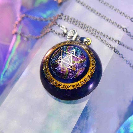 merkaba crystal pendant
