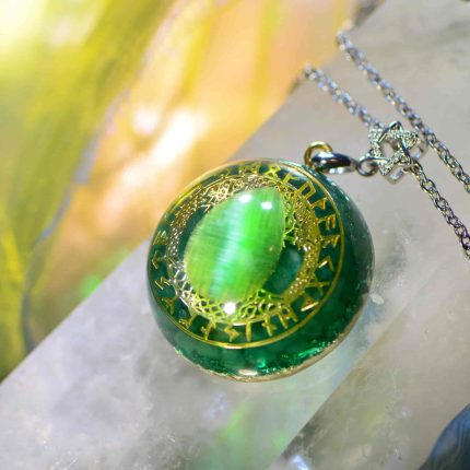 Viking Rune Orgone, Personalised Orgonite Necklace