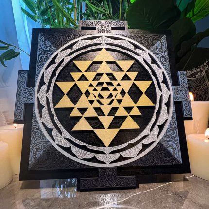 mandala Zen wood art