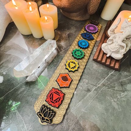seven chakra hanging painting