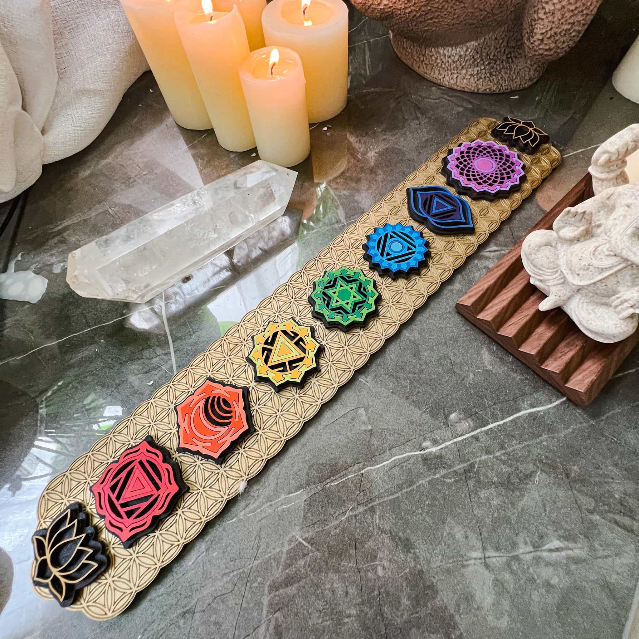 large chakra wall decor 7 chakra home decor