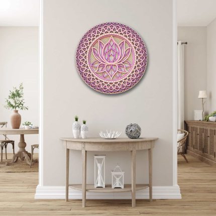 Lotus Flower Zen Painting